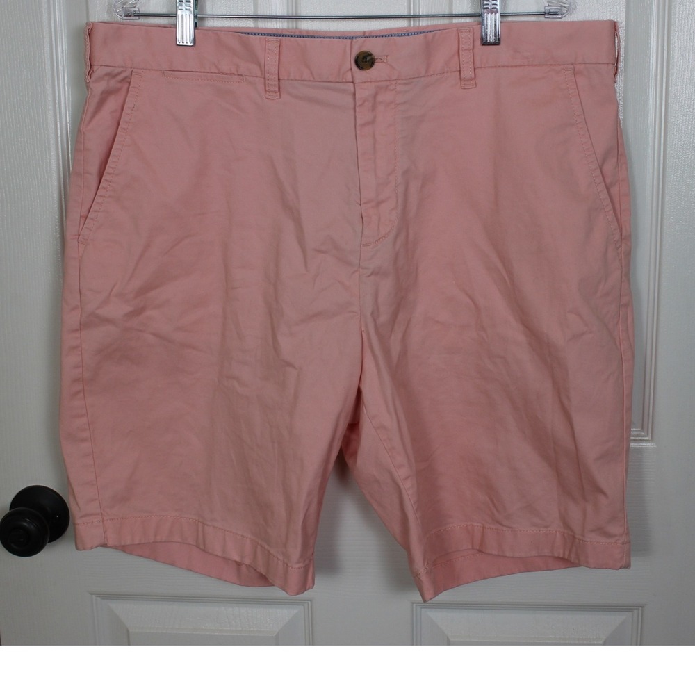 Tommy Hilfiger Shorts Mens Size 38 Pink Casual Chino Flat Front Summer